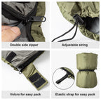 Night Cat Camping Sleeping Bag For Adults 3 Seasons Portable Lightweight Backpacking Hiking Traveling Indoor Outdoor Temperature