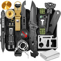 Astnes Gifts For Men Him Dad, Survival Kits And Equipment 14 Pcs, Christmas Stocking Stuffers, Anniversary Birthday Gifts For Hu