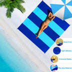 Bydoll Beach Blanket Waterproof Sandproof 10'  9' 1-8 Adults Oversized Lightweight Large Picnic Mat Waterproof Sandproof Blanket