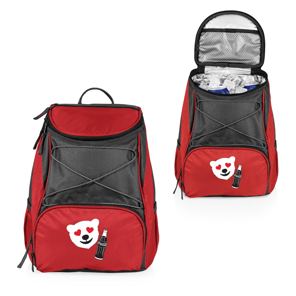 Oniva - A Picnic Time Brand Coca-Cola Ptx Backpack Cooler, Soft Cooler Backpack, Insulated Lunch Bag