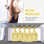 Jsjoy Gold Initial Necklace For Women Gold Pendant Initial Necklaces For Women Monogram Letter J Necklace Gold Women Initial Nec
