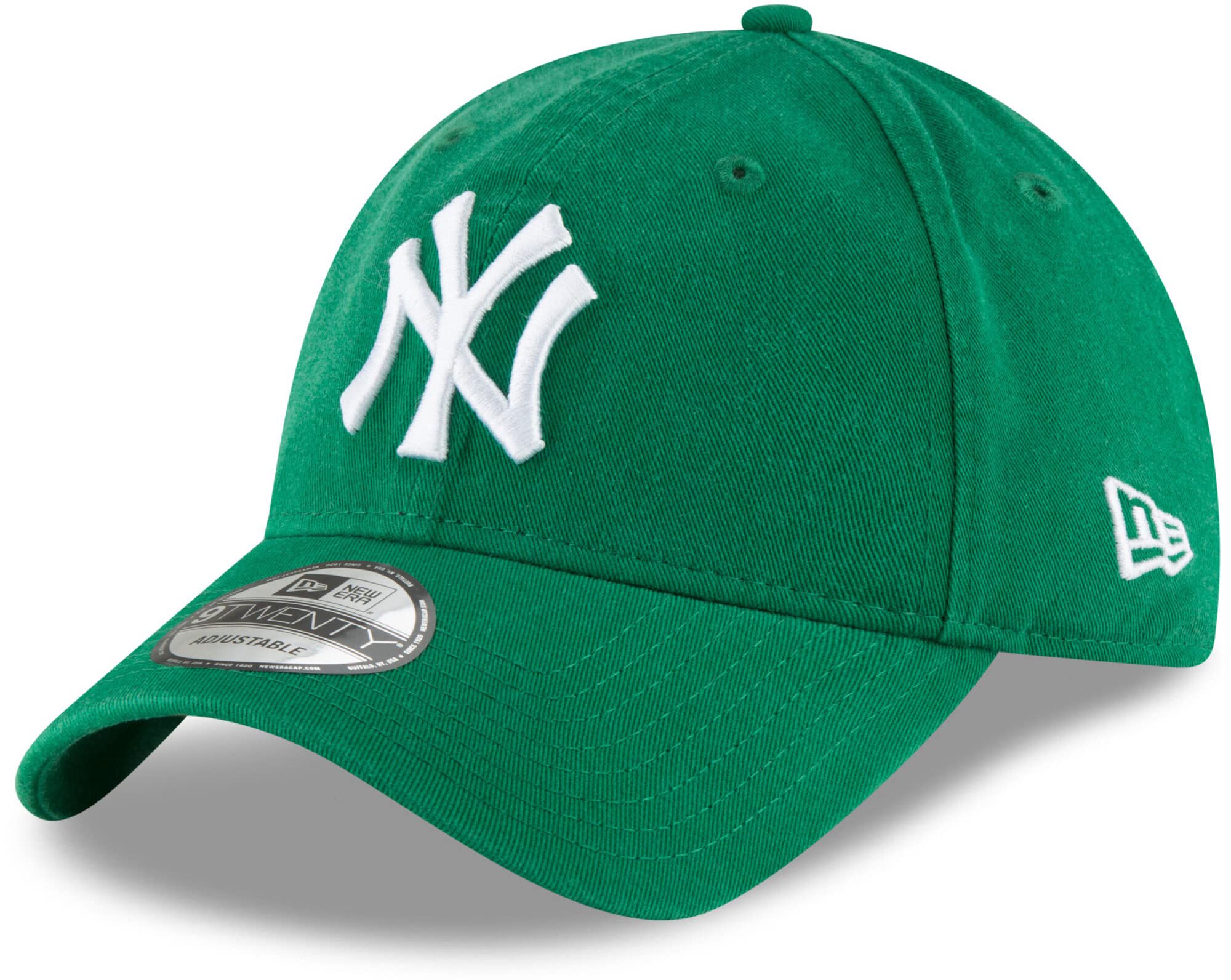 New Era Mlb Core Classic 9Twenty Adjustable Hat Cap One Size Fits All (New York Yankees Green)