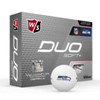 Wilson Duo Soft+ Nfl Golf Balls (1 Dozen)-Seattle,White