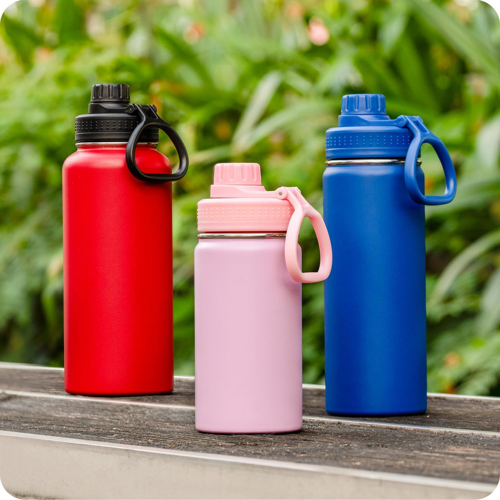 Prurex Spout Lid for Hydro Flask Wide Mouth Bottles | Replacement Lid Fits 12-64oz Models with 2.28 Opening | BPA-Free Sports Ac