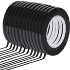 Mr Pen- Whiteboard Tape, 12 Pack, Black, Thin Tape For Dry Erase Board, Whiteboard Accessories, Dry Erase Board Accessories, Str