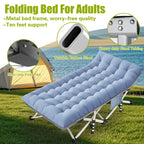 Xxl Camping Cot Oversize Cots For Adults Extra Large Cots For Sleeping With Mattress Heavy Duty Camping Bed With Carry Bag Foldi