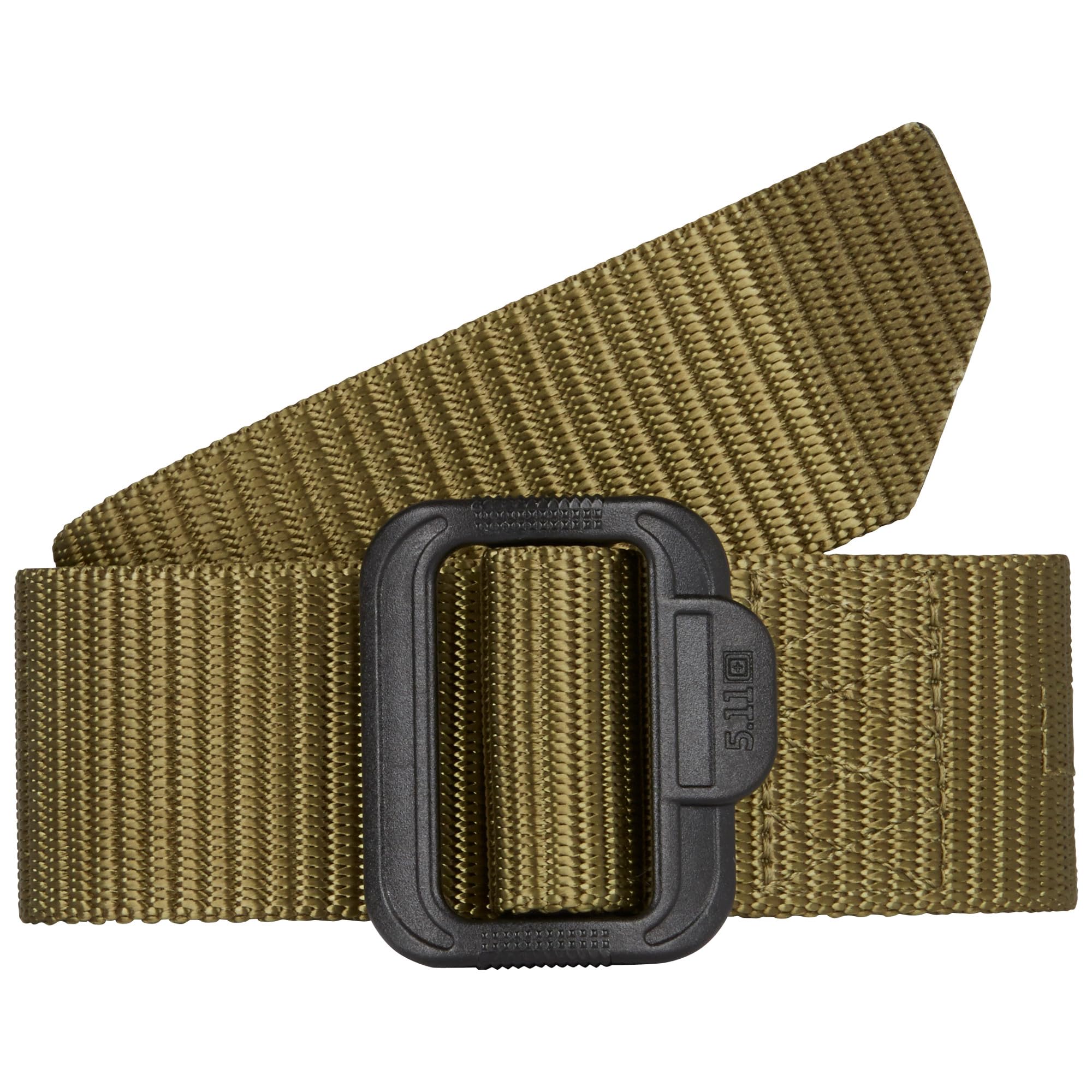 5.11 Tactical Belt, 1.75 TDU, Metal-Detector Friendly, Converts to Tie Down or Secondary Strap, Style 59552, Black, Large