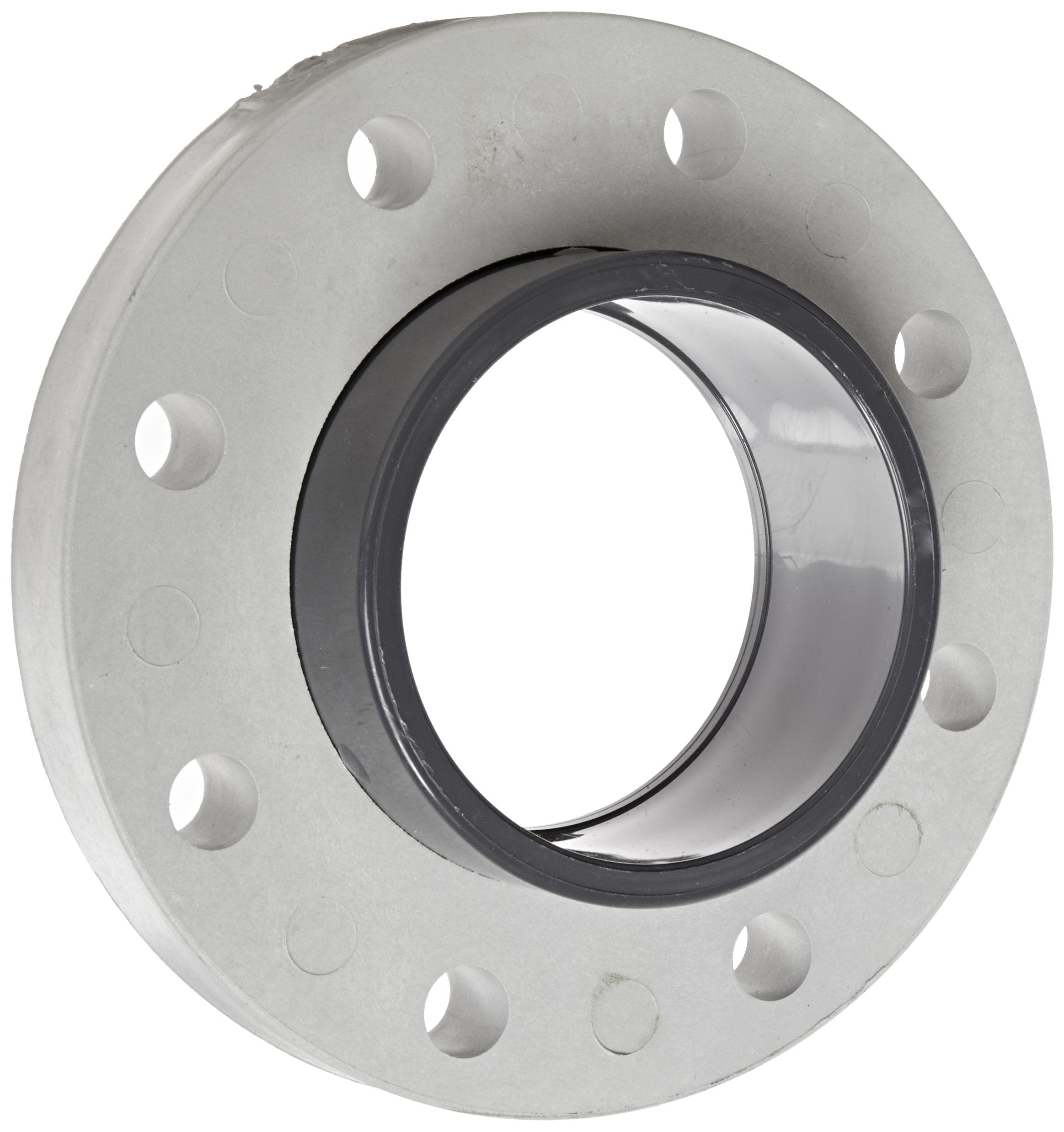 Spears 854-040 Glass-Filled PVC Pipe Fitting, Van Stone Flange, Class 150, Schedule 80, 4 Socket