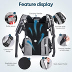 Dewur Cooler Backpack 45 Can Large Capacity Insulated Backpack, Waterproof And Leak-Proof, Portable With Bottle Opener, Perfect