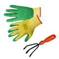 Trustbasket Gardening Gloves And Hand Garden Cultivator, Gardening Reusable Cotton Hand Gloves For Gardening | Heavy Duty Multip