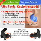 Waterdam Swimming Ear Plugs Great Waterproof Ultra Comfy Earplugs Prevent Swimmer'S Ear (Size 1+2+3: Small Medium Large Ear Wome