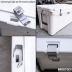 Broutech Cooler Lock Bracket Built-In Bottle Opener In Stainless Steel - N/A