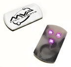 Mvp Disc Golf Flat Led Tri-Lite Disc Golf Lights (Pack Of 10) (Magenta)