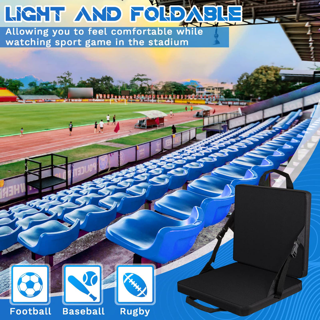 Juexica 2 Pcs Stadium Seats Boat Canoe Kayak Seat Stadium Seats For Bleachers Without Back Support For Indoor Outdoor Sport Even