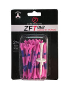Zero Friction Tour 3-Prong Golf Tees (2-3/4 Inch, Pink, Pack Of 40)