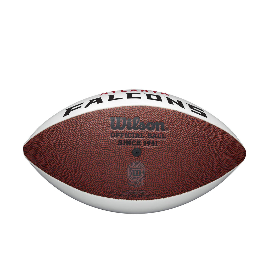 Wilson Nfl Live Team Autograph Football-Atlanta