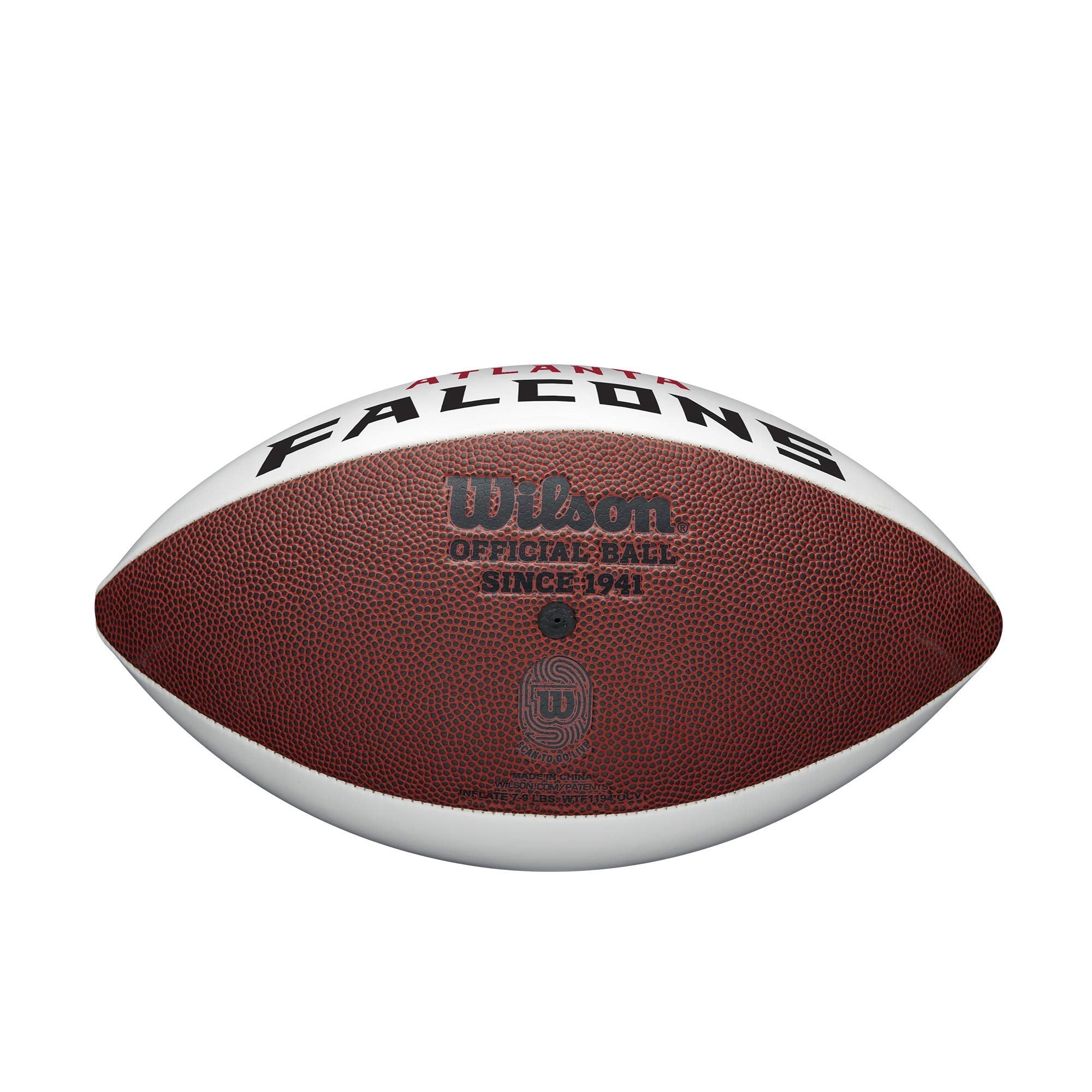 Wilson Nfl Live Team Autograph Football-Atlanta