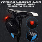 Daway Bike Repair Kit With Taillight - A36 Waterproof Bicycle Saddle Bag, 16 In 1 Multi Tool, Glueless Tire Tube Patches, Tire L