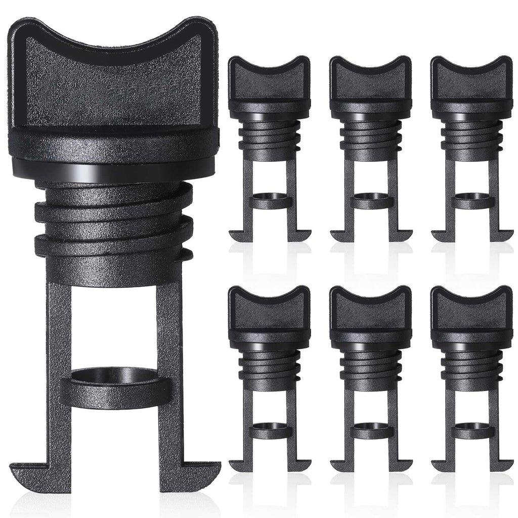 Boao  Nylon  Kayak  Drain  Plugs  Thread  Drain  Plugs  For  Kayak  Dinghy  Canoe  Boat (Red, 6 Pieces)