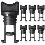 Boao  Nylon  Kayak  Drain  Plugs  Thread  Drain  Plugs  For  Kayak  Dinghy  Canoe  Boat (Red, 6 Pieces)