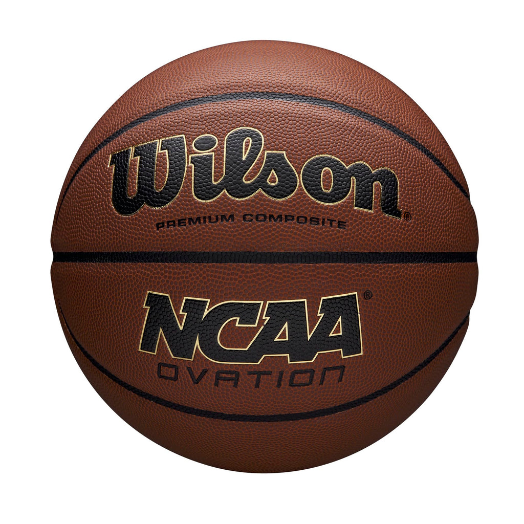 Wilson Ncaa Ovation Basketball - Brown, Size 6-28.5''