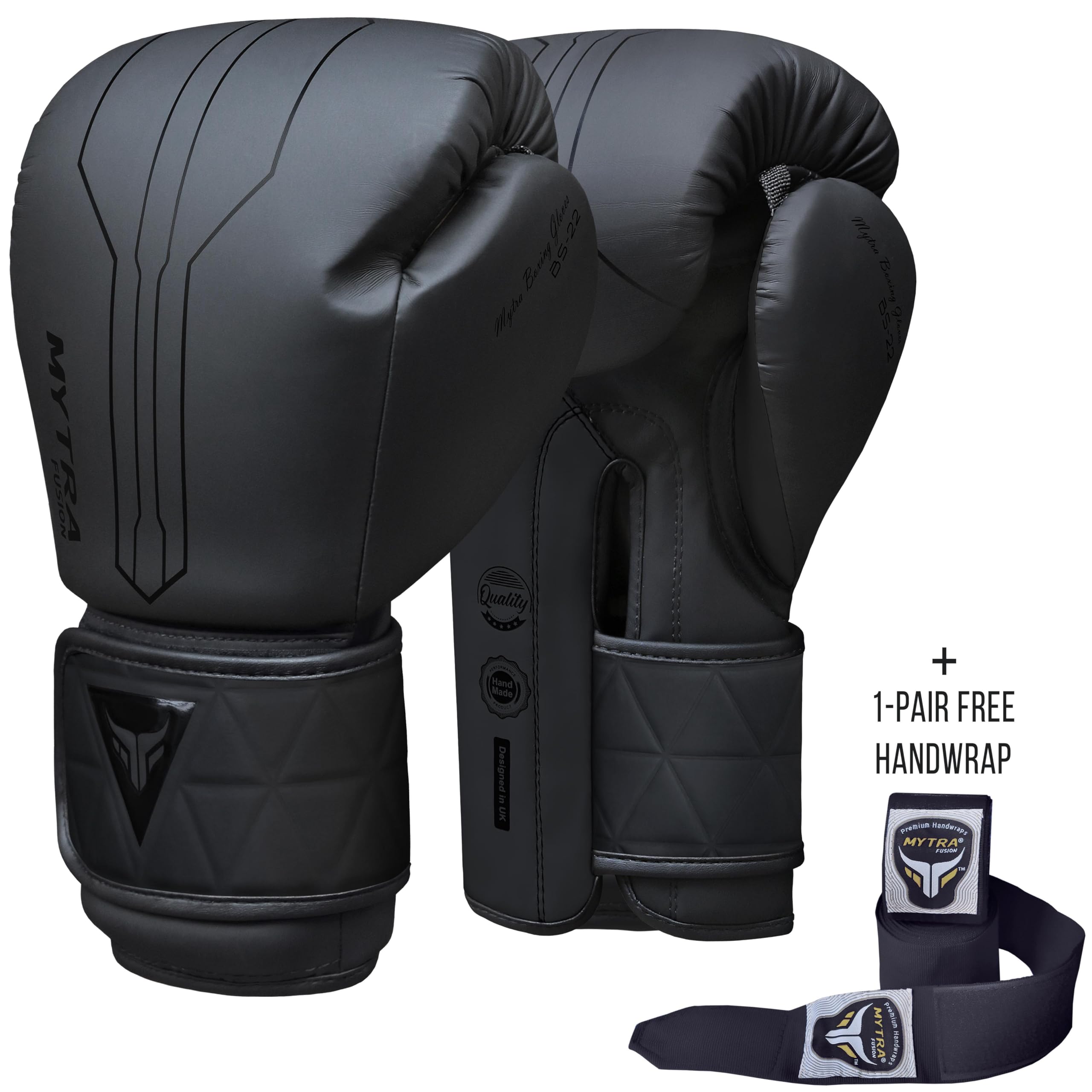 Mytra Fusion Boxing Gloves Included With Free Hand Wraps Punching Gloves Mma Training Muay Thai Gloves Men & Women Kickboxing Gl