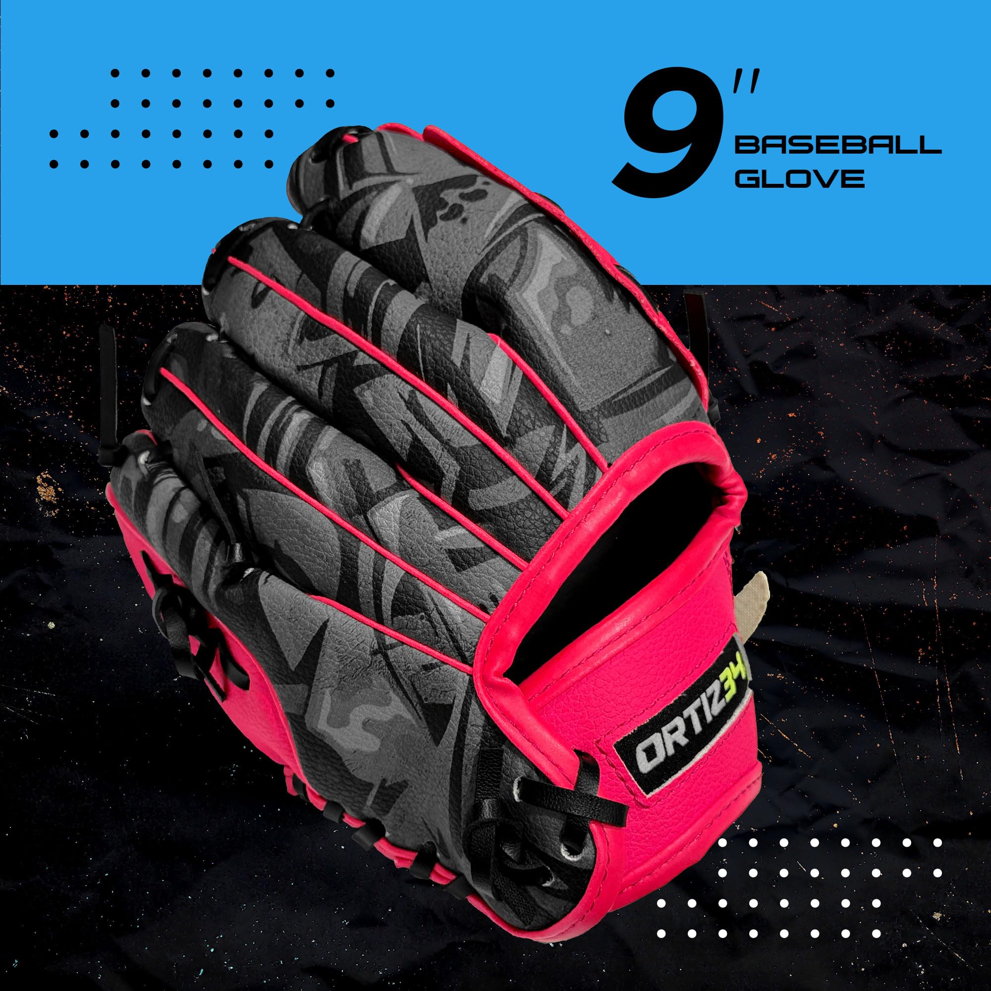 Youth T-Ball Set, 25    Signature Aluminum T-Ball Bat with -10 Drop, Foam Core T-Ball, 9    Lightweight Youth Glove, Vibrant Gra