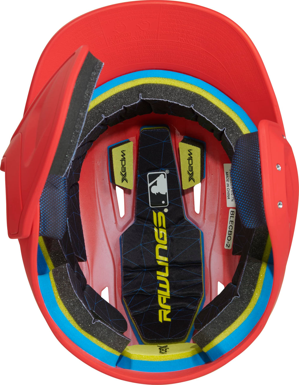 Rawlings 2022 Mach 1-Tone Matte Baseball Batting Helmet W/Lhb Adjext, Senior, Matte Scarlet