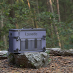 Lanedo 34-Can Collapsible Soft-Sided Cooler, Soft Ice Bag, Leak-Proof Beach Cooler, Ice Chest, Portable Travel Cooler For Food S