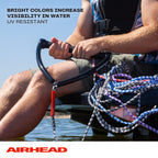Airhead Water Ski Rope, 4 Section For Water Skis, Wakeboards And Kneeboards,Black