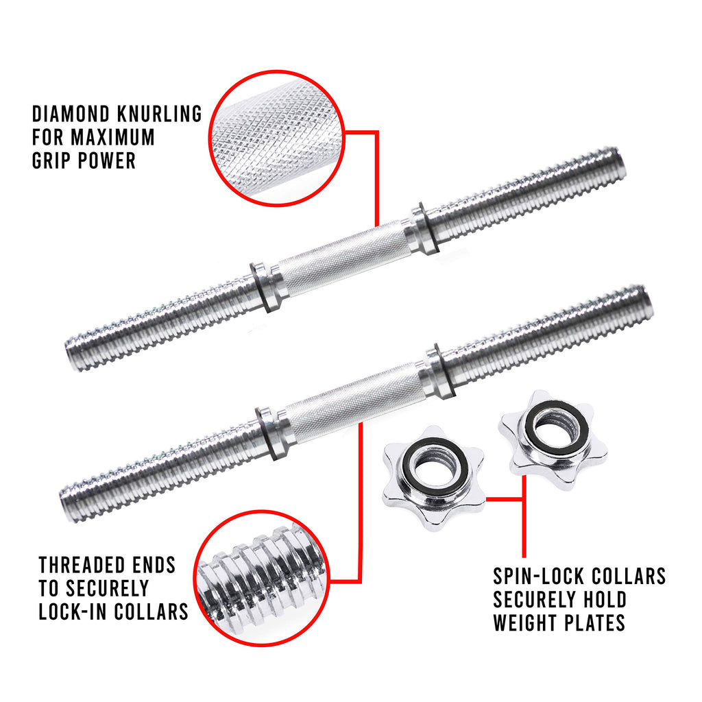 Cap Barbell 52.5-Pound Adjustable Dumbbell Weight (Pair)