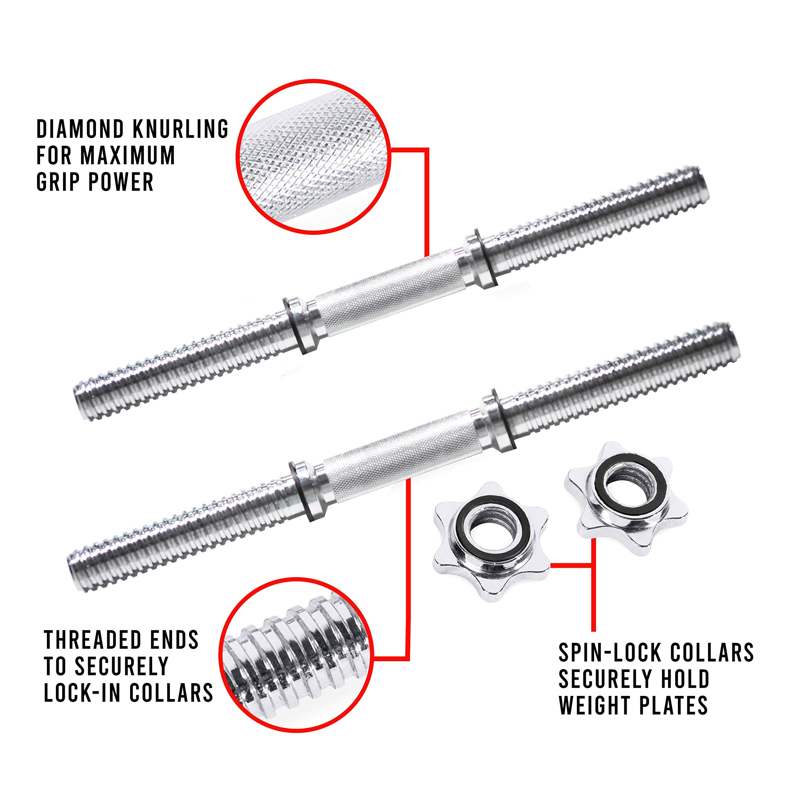 Cap Barbell 52.5-Pound Adjustable Dumbbell Weight (Pair)