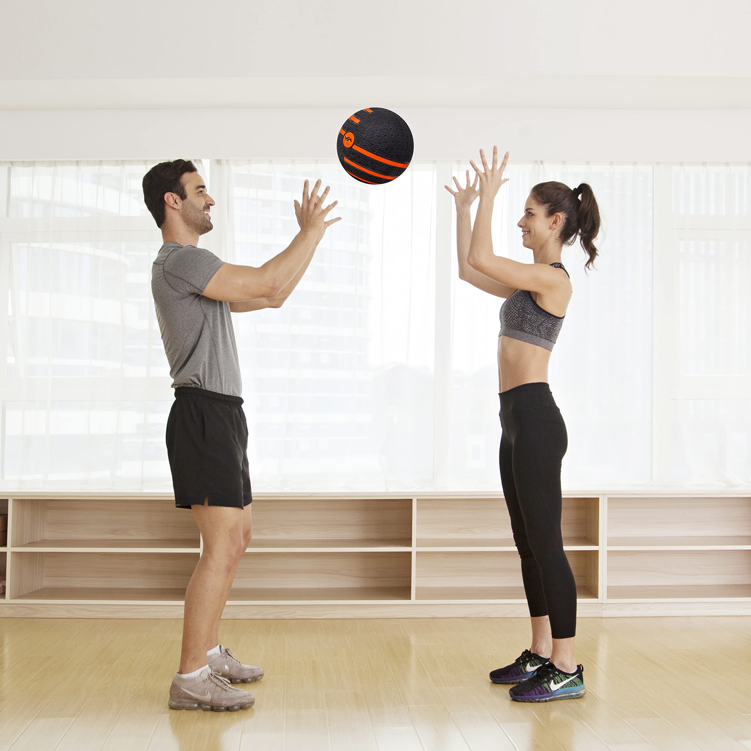 Jfit Medicine Exercise Ball With Dual Texture, 10 Lb