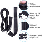 Wisdompro Swim Training Belt, Swim Bungee Cords Resistance Bands, Swim Tether Stationary Swimming, Swim Harness Static Swimming