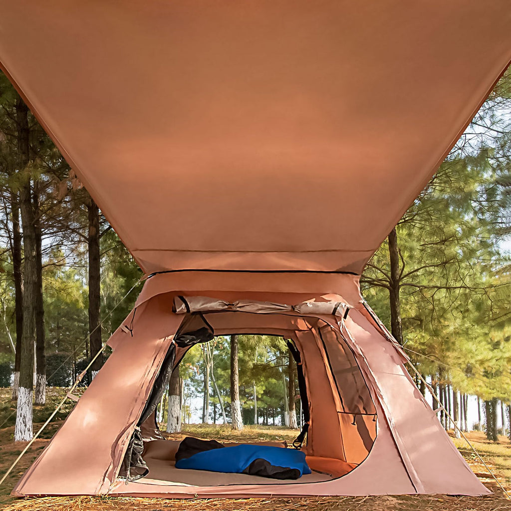 Kazoo Instant Camping Tent (2P Coffee)