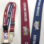 Pro Specialties Group Nba Cleveland Cavaliers Two Tone Lanyard With Detachable Key Ring And Breakaway Safety Closure