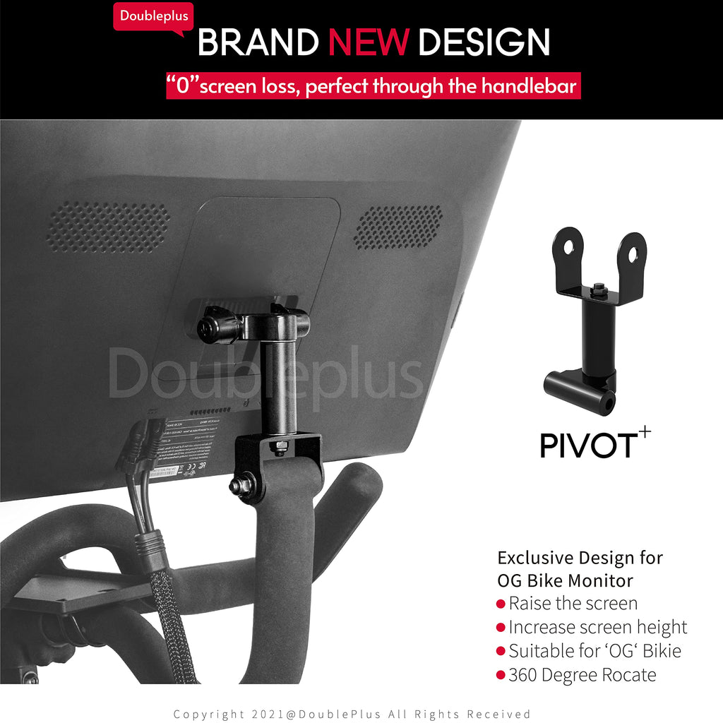 Doubleplus Swivel Compatible With Peloton Bike, Upgraded Swivel For The Og    Bike, 360 Degree Adjuster, Easily Adjust & Rotate