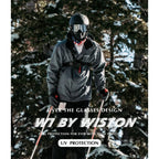 Wiston Ski Goggles - Otg Snow/Snowboard Goggles For Men, Women & Youth - 100% Uv Protection (Black Frame/Silver Lens)