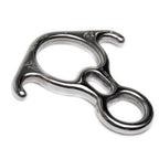 Proclimb Figure 8 Descender | Stainless Steel | Rappelling And Rescue | 50 Kn | Bent Ear Design