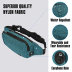 Waterfly Fanny Pack Waist Bag: Small Hip Pouch Bum Bag Fannie Pack Phanny Fannypack Waistpack Bumbag Beltbag Sport Slim Fashiona