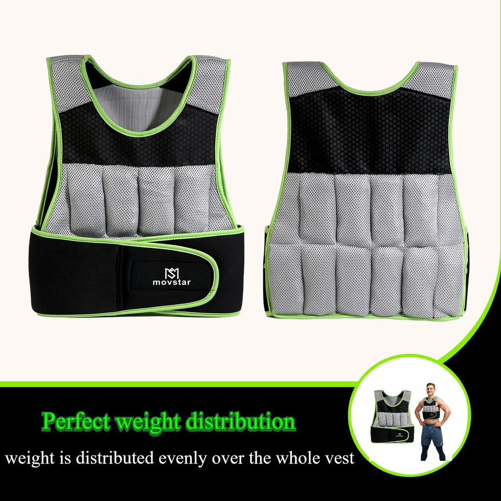 Weighted Vest, Workout Equipment,Body Weight Vest For Running, Workout, Cardio, Walking And Weightlifting For Men&Momen, 10Lbs