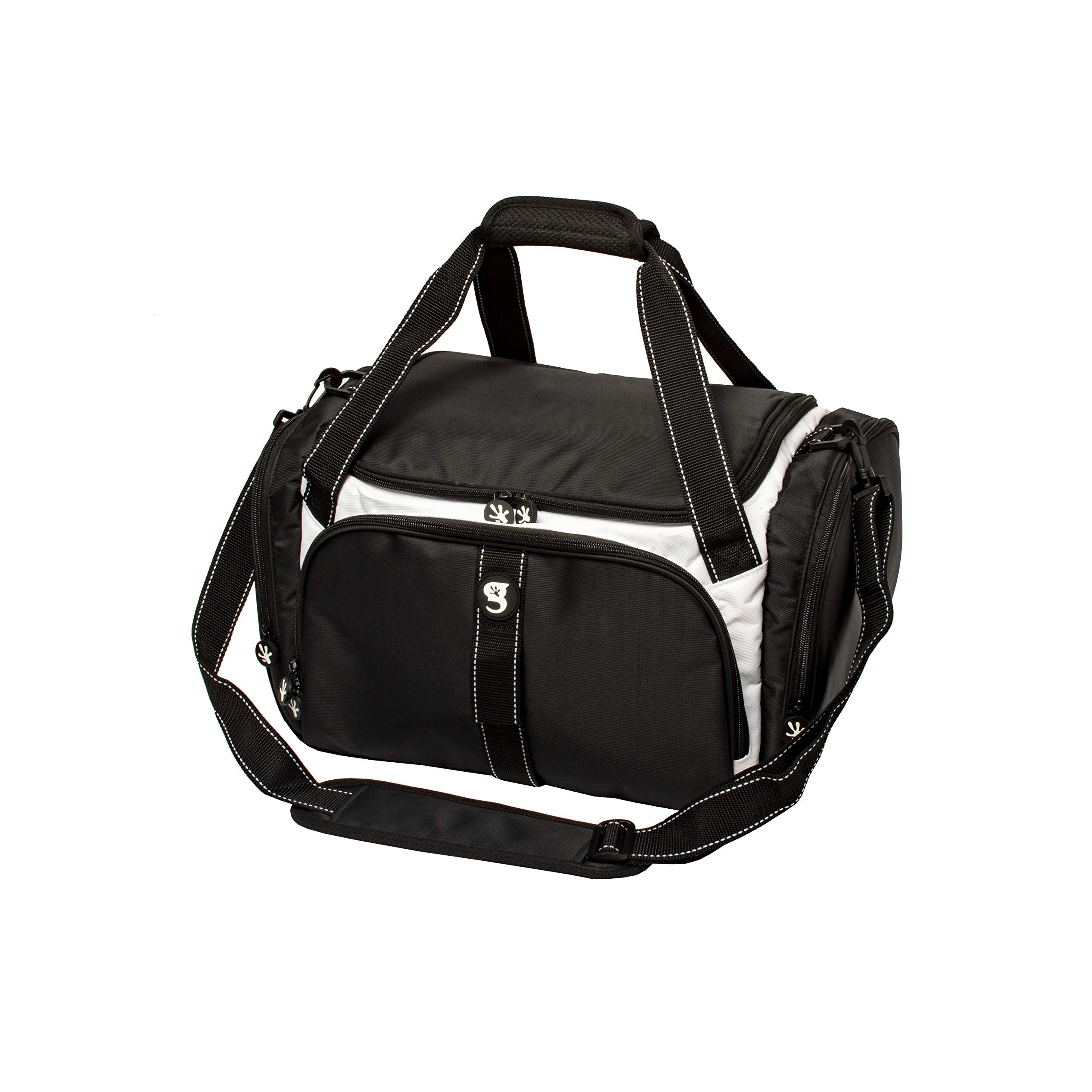 Geckobrands Duffel Cooler, White/Black, Box