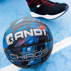 AND1 Chaos Rubber Basketball: (Deflated w/Pump Included), Official Regulation Size