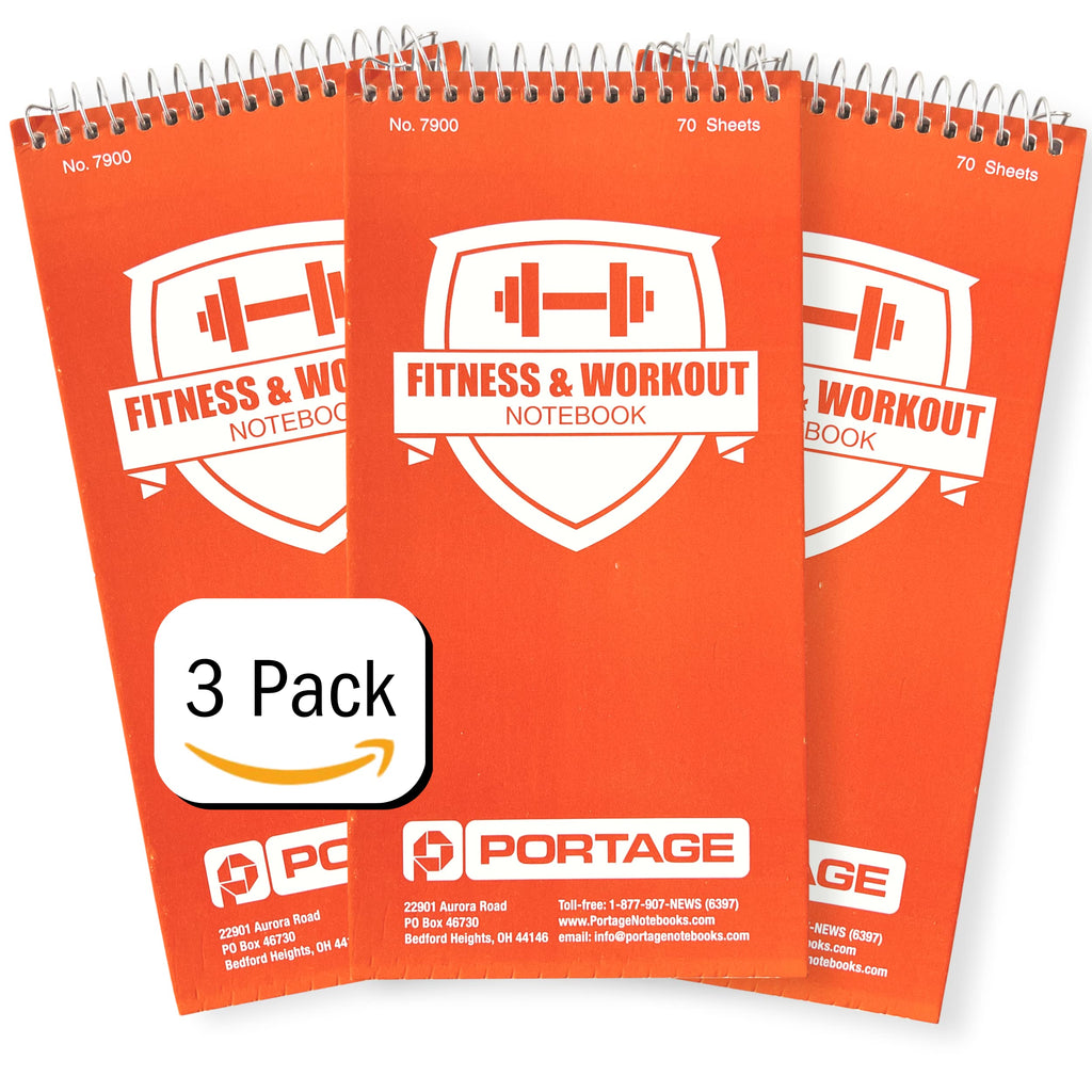 Fitness And Workout Notebook - 2023-24 Fitness Tracker Journal, Workout Log, Exercise & Weight Training Notebook Planner, Fitnes