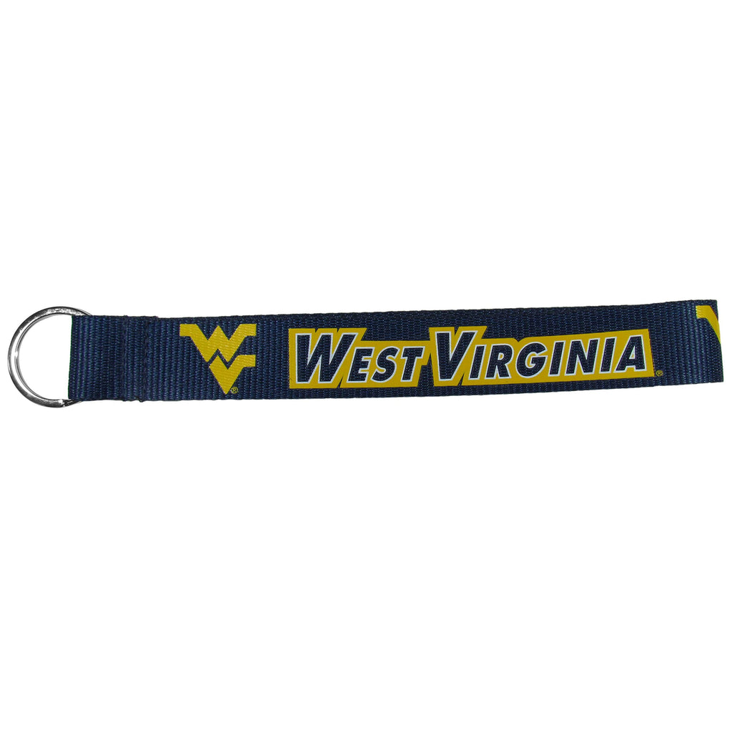 Siskiyou Ncaa West Virginia Mountaineers Lanyard Key Chain, Wristlet, Blue