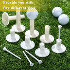 23 Pieces Rubber Golf Tees Set Golf Rubber Tees Holders For Driving Range Mats Value Tee Holder For Golf Hitting Mats And Indoor