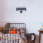 Rico Industries Nfl Football Dallas Cowboys Slogan Shape Cut Pennant - Home And Living Room D  Cor - Soft Felt Ez To Hang