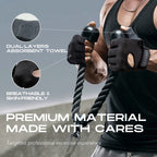 Lifect Essential Breathable Workout Gloves, Weight Lifting Shorty Fingerless Gloves With Curved Open Back, For Gym, Women And Me