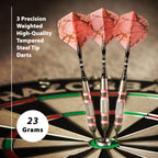 Fat Cat By Gld Products Realtree Apc Pink Camo Steel Tip Darts With Storage/Travel Case, 23 Grams , Black