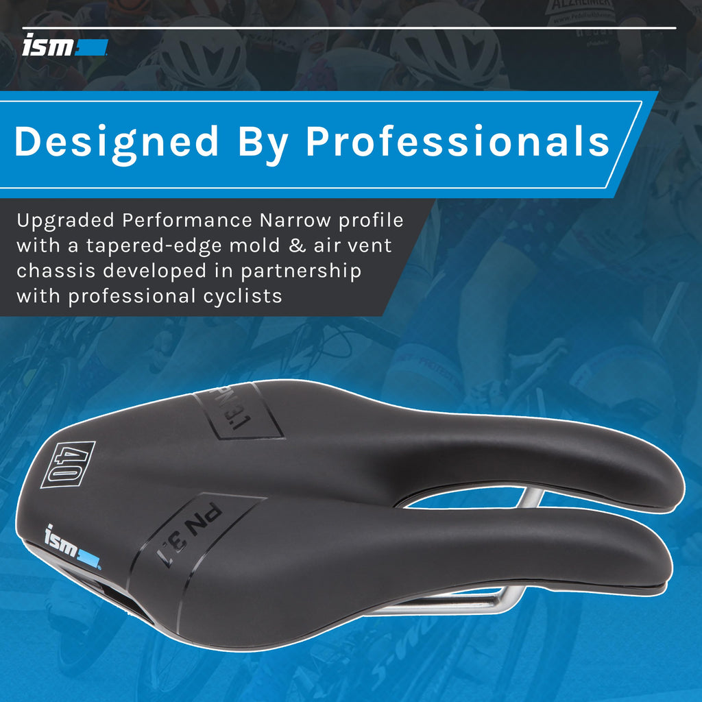 Ism Pn 3.1 Performance Narrow Saddle - Unisex (Black)